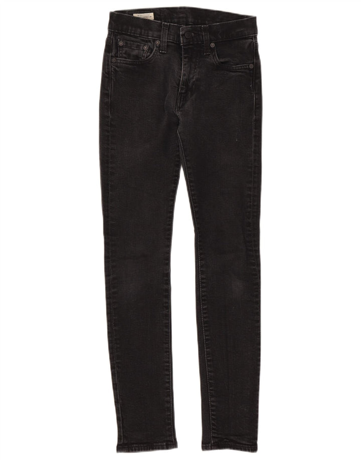 Blugi skinny pentru femei Levi's W28 L29 bumbac negru