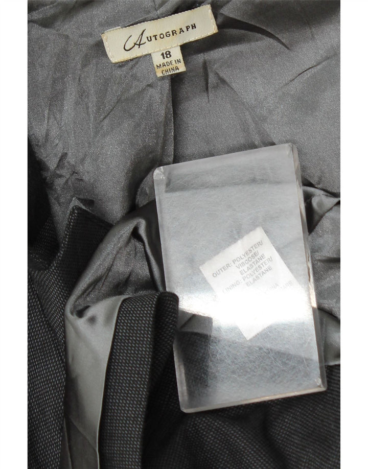 Jachetă pentru femei Marks & Spencer Autograph Blazer UK 18 XL, gri cu pete