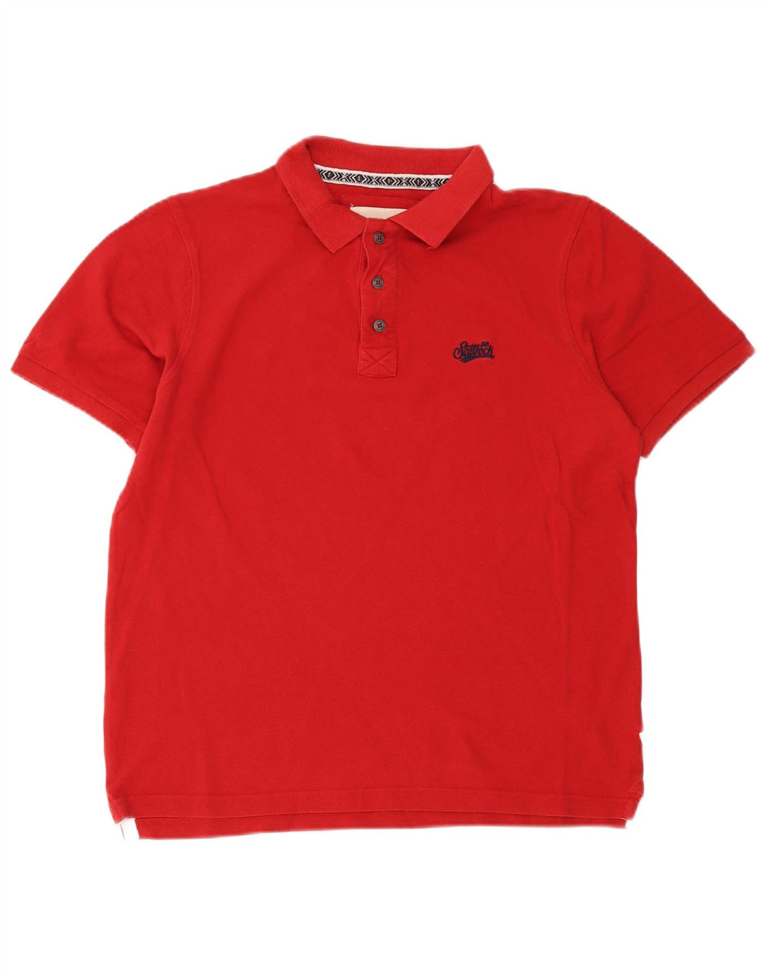 Tricou polo pentru bărbați Saltrock, bumbac roșu mediu