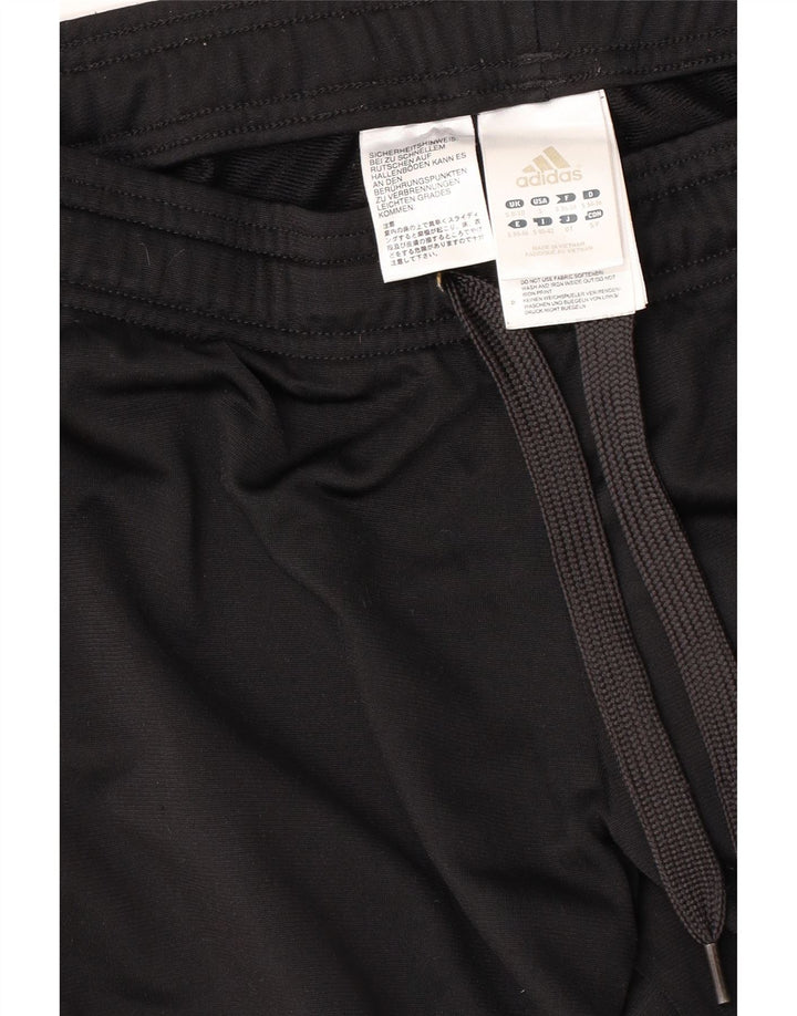 Pantaloni de trening ADIDAS pentru femei UK 8/10 Poliester negru mic