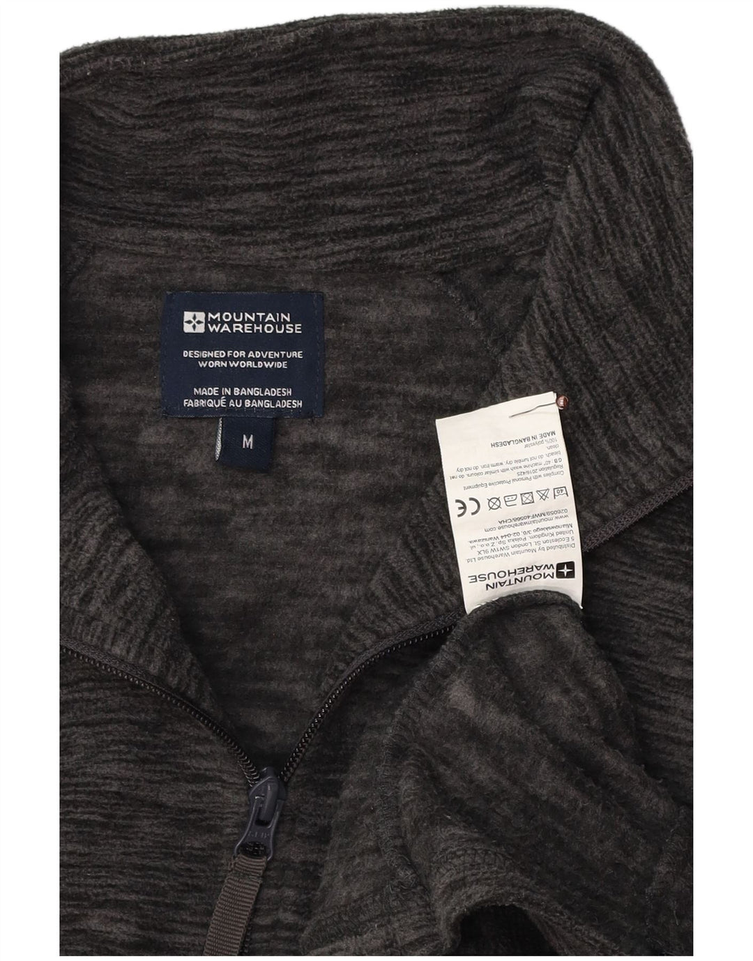 MOUNTAIN WAREHOUSE Jachetă fleece pentru bărbați UK 38 Medium Gri Poliester