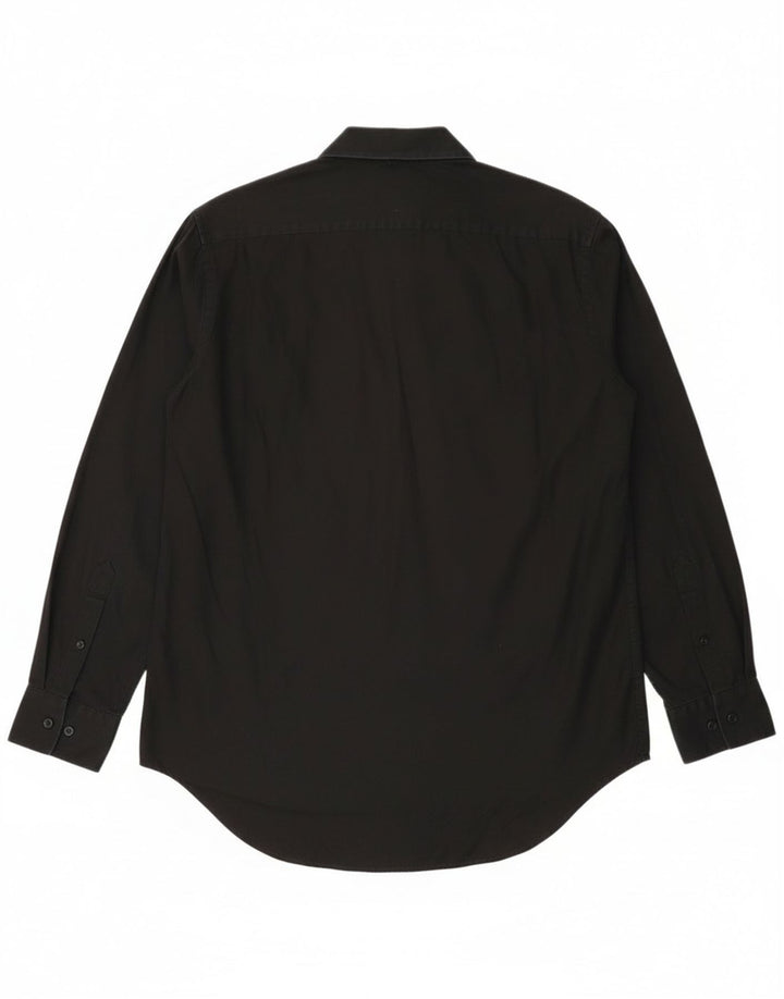 Cămașă Calvin Klein pentru bărbați NON - IRON Mărimea 16 1/2 mare, neagră, cu dungi