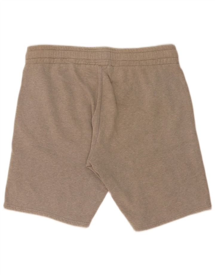 Pantaloni scurți de sport grafic Superdry pentru bărbați, bumbac cu pete, gri mediu