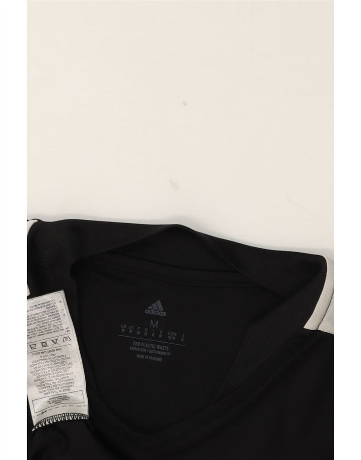 Tricou pentru bărbați Adidas Aeroready Top Mediu Negru Poliester Bloc de culoare