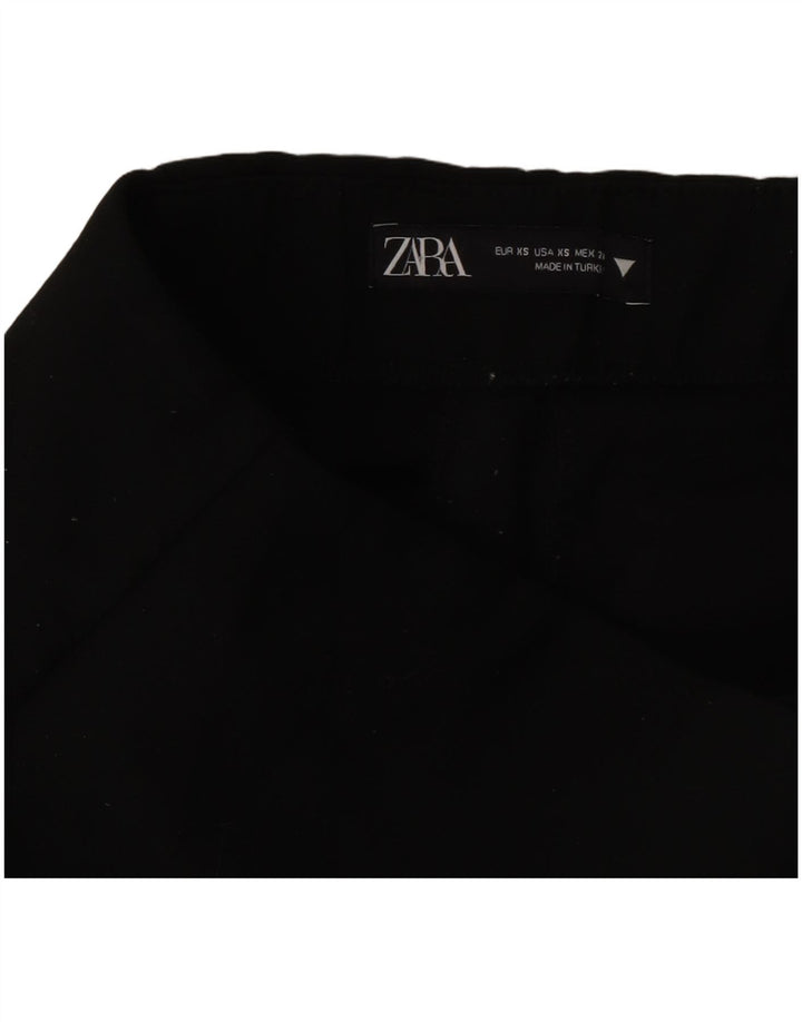 Pantaloni caldi pentru femei Zara XS W24 Poliester negru