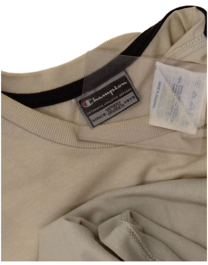 Tricou grafic pentru bărbați Champion Top 2XL bumbac gri