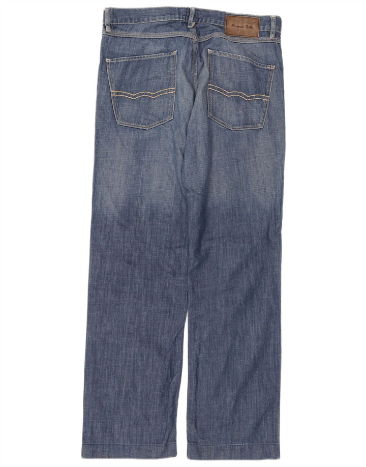 Massimo Dutti Blugi pentru bărbați cu picioare largi EU 42 Large W32 L30 Blue