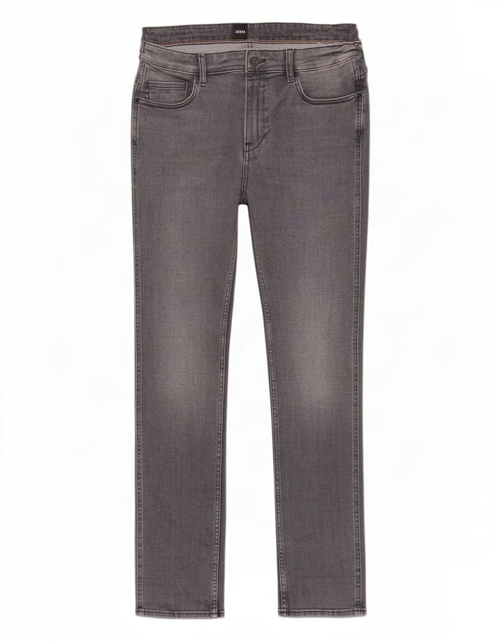 Blugi slim pentru femei Hugo Boss W32 L30 bumbac gri