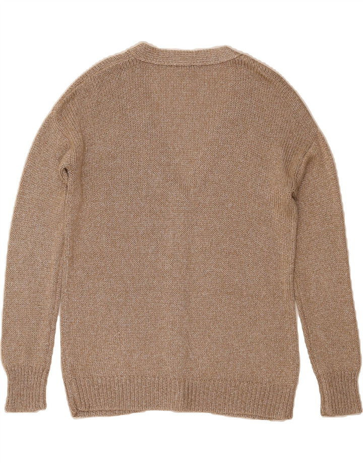 J. CREW Womens Cardigan Sweater UK 12 Medium Beige Viscose Vintage J. Crew and Second-Hand J. Crew from Messina Hembry 