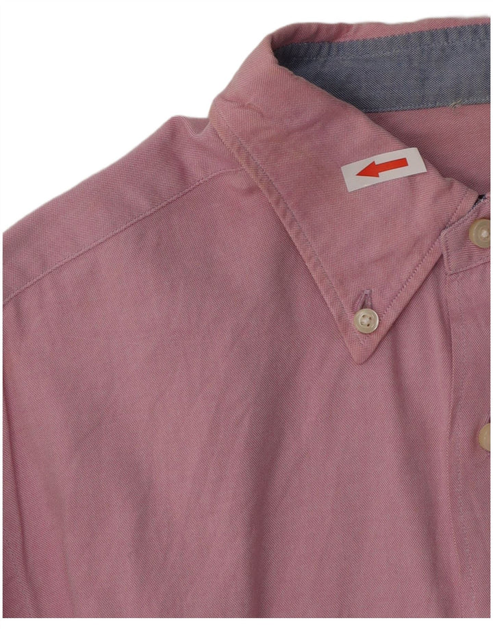 Cămașă Bărbați MASSIMO DUTTI Mare Bumbac Roz