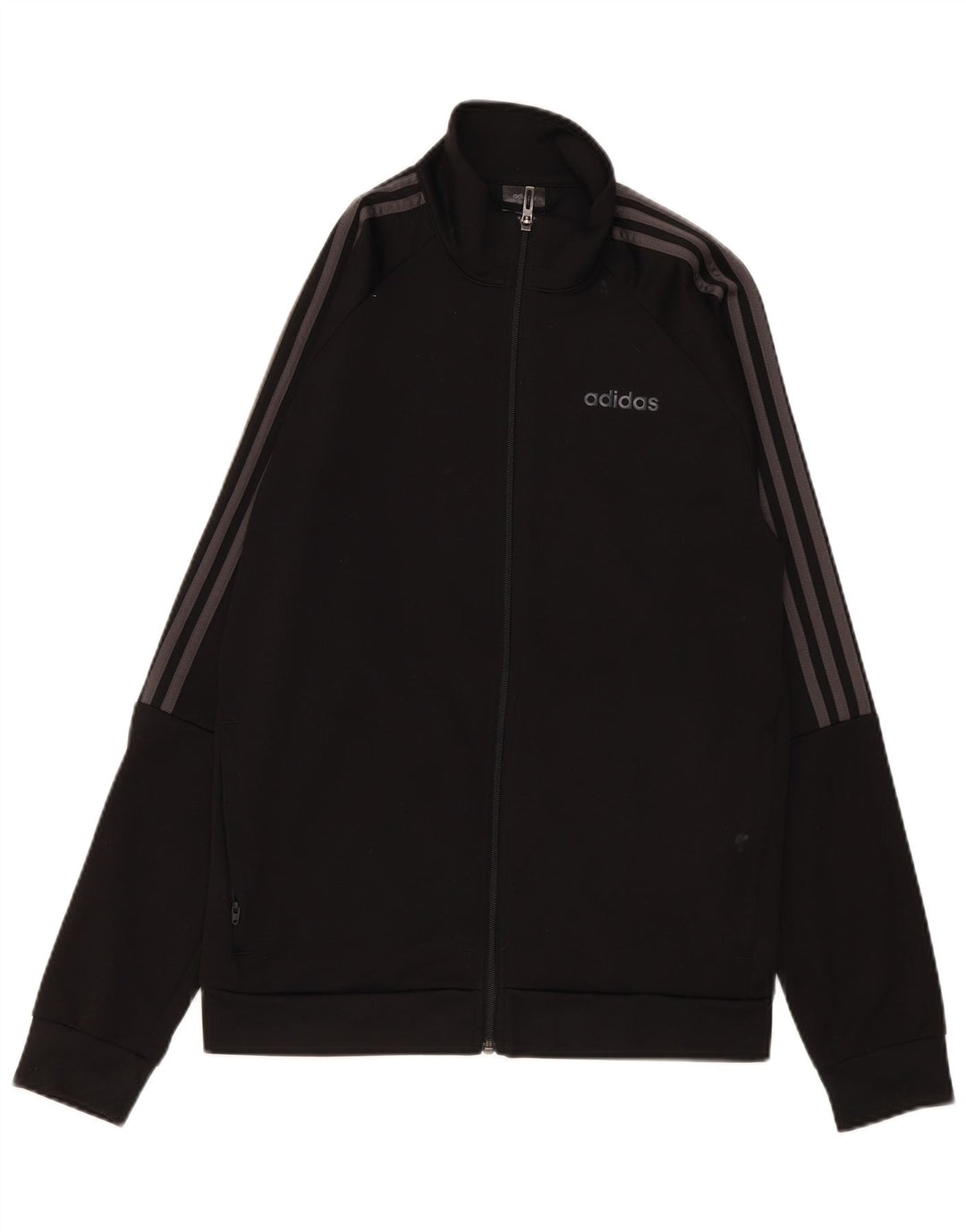 Adidas Mens Climalite Trening Top Jacket UK 40/42 Medium Black Poliester