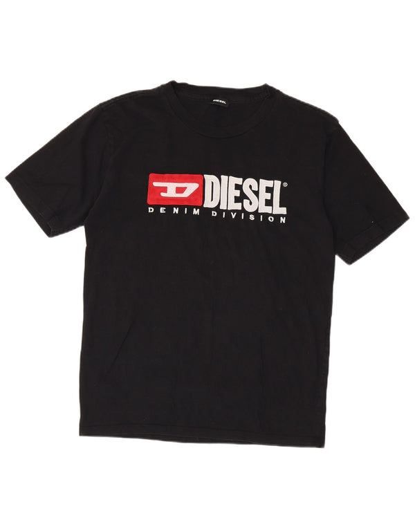 Tricou cu grafic pentru femei Diesel UK 18 XL Negru