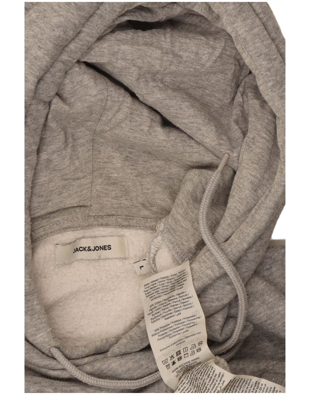 Pulover Jack & Jones pentru bărbați, mare, gri, bumbac