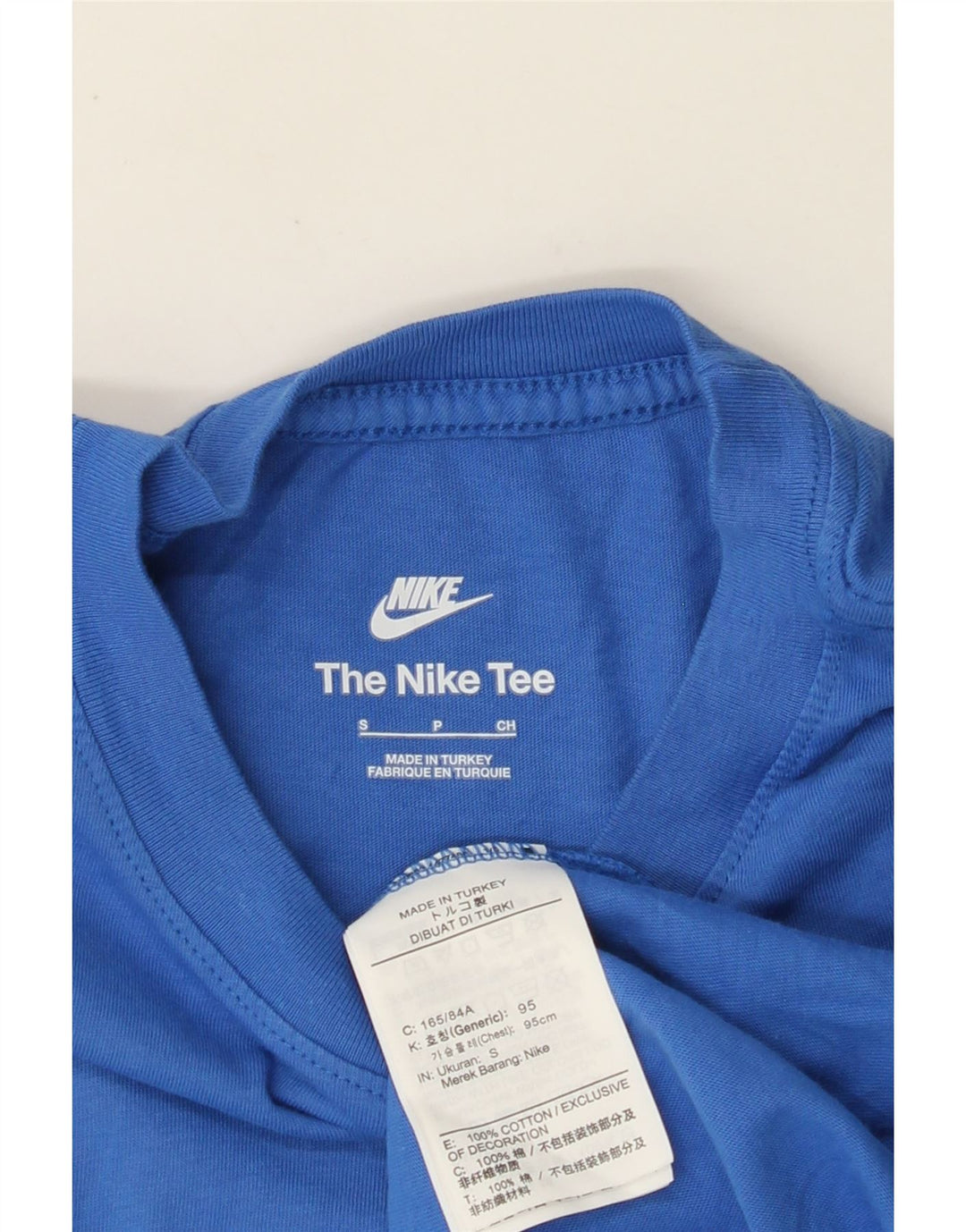 Tricou grafic pentru bărbați NIKE Top mic, albastru, bumbac