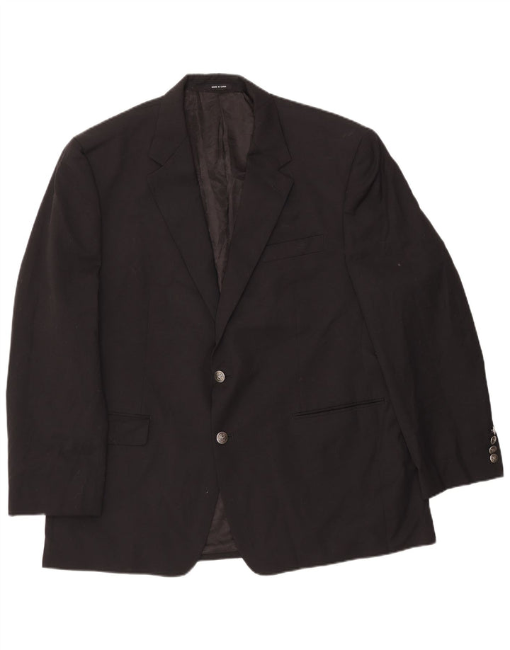 Jachetă pentru bărbați Ralph Lauren, cu 2 nasturi, UK 46 2XL Lână neagră