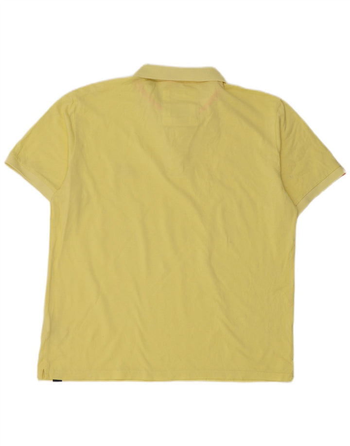Tricou polo pentru bărbați Superdry 2XL, bumbac galben