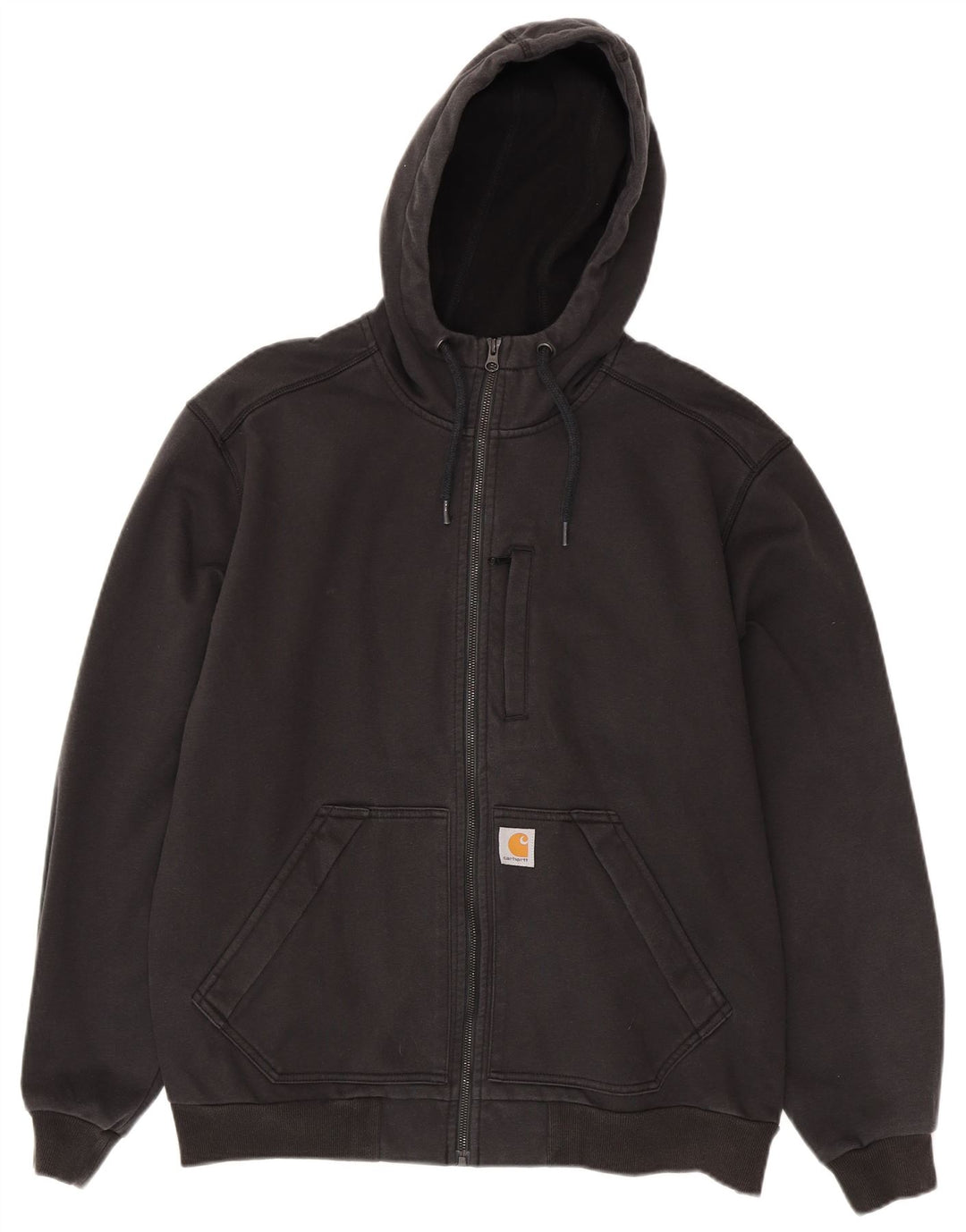 Pulover pentru bărbați Carhartt Relaxed Fit, cu fermoar, poliester mare, negru