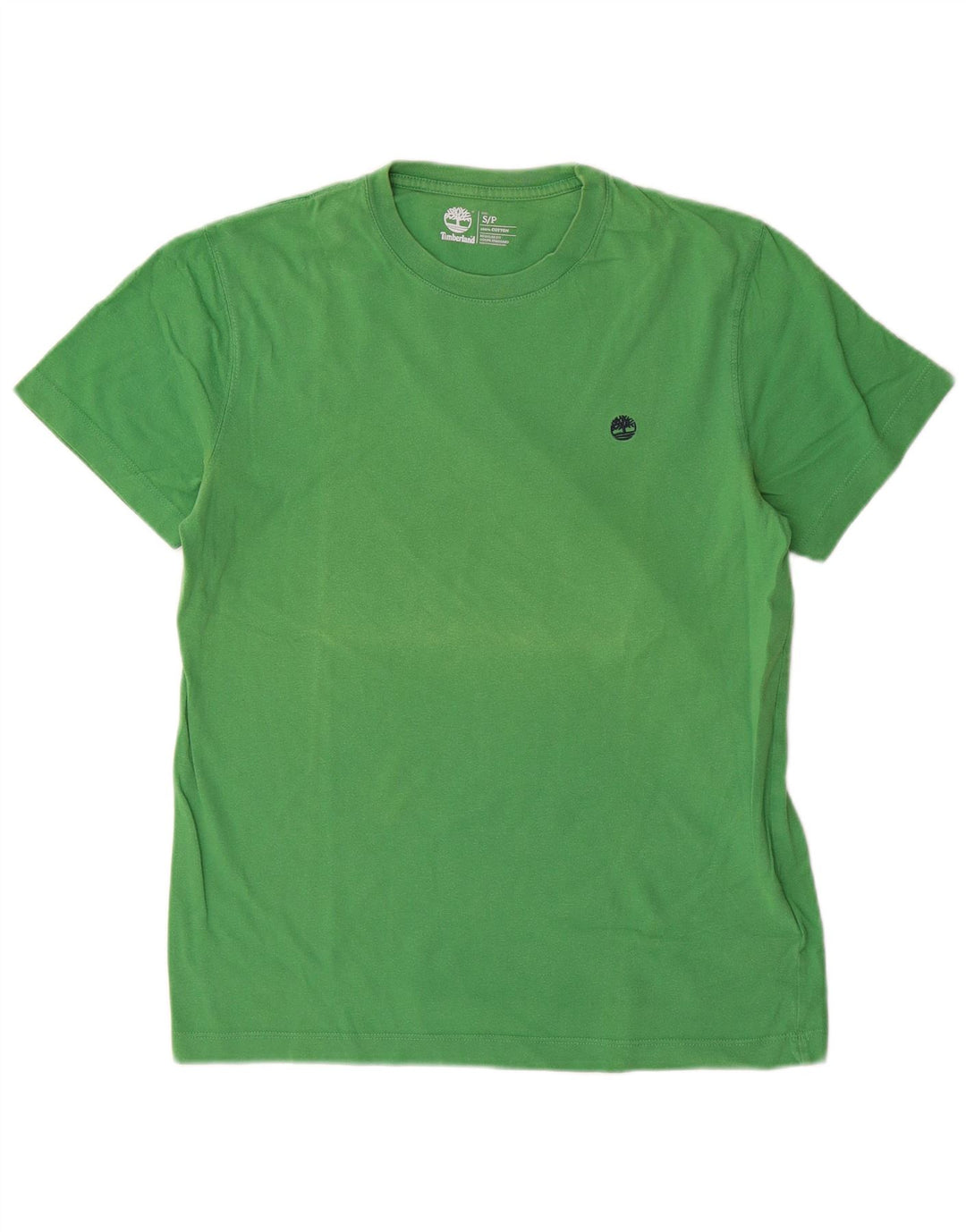 Tricou Timberland Regular Fit pentru bărbați Top mic din bumbac verde
