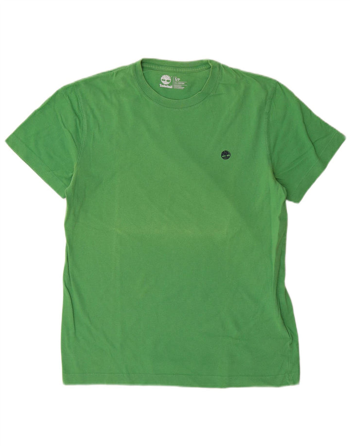 Tricou Timberland Regular Fit pentru bărbați Top mic din bumbac verde