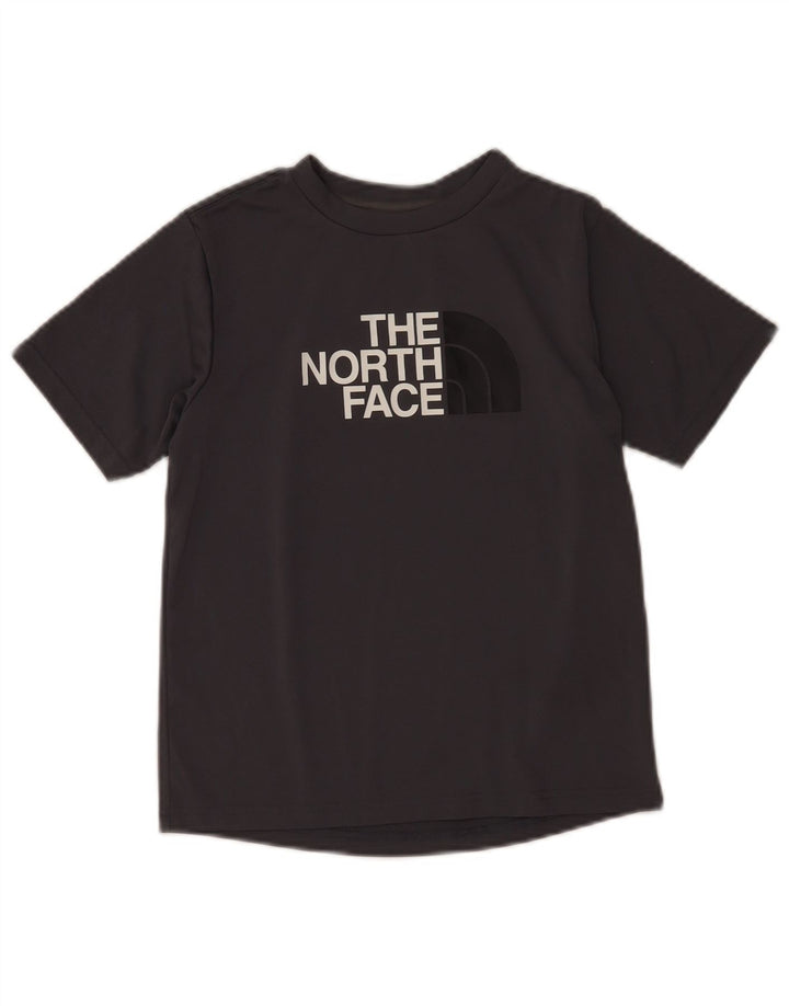 Tricou grafic pentru băieți The North Face Top 9-10 ani Poliester mediu gri