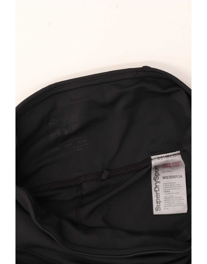 Leggings cu grafică pentru femei Superdry UK 10, poliester negru mic