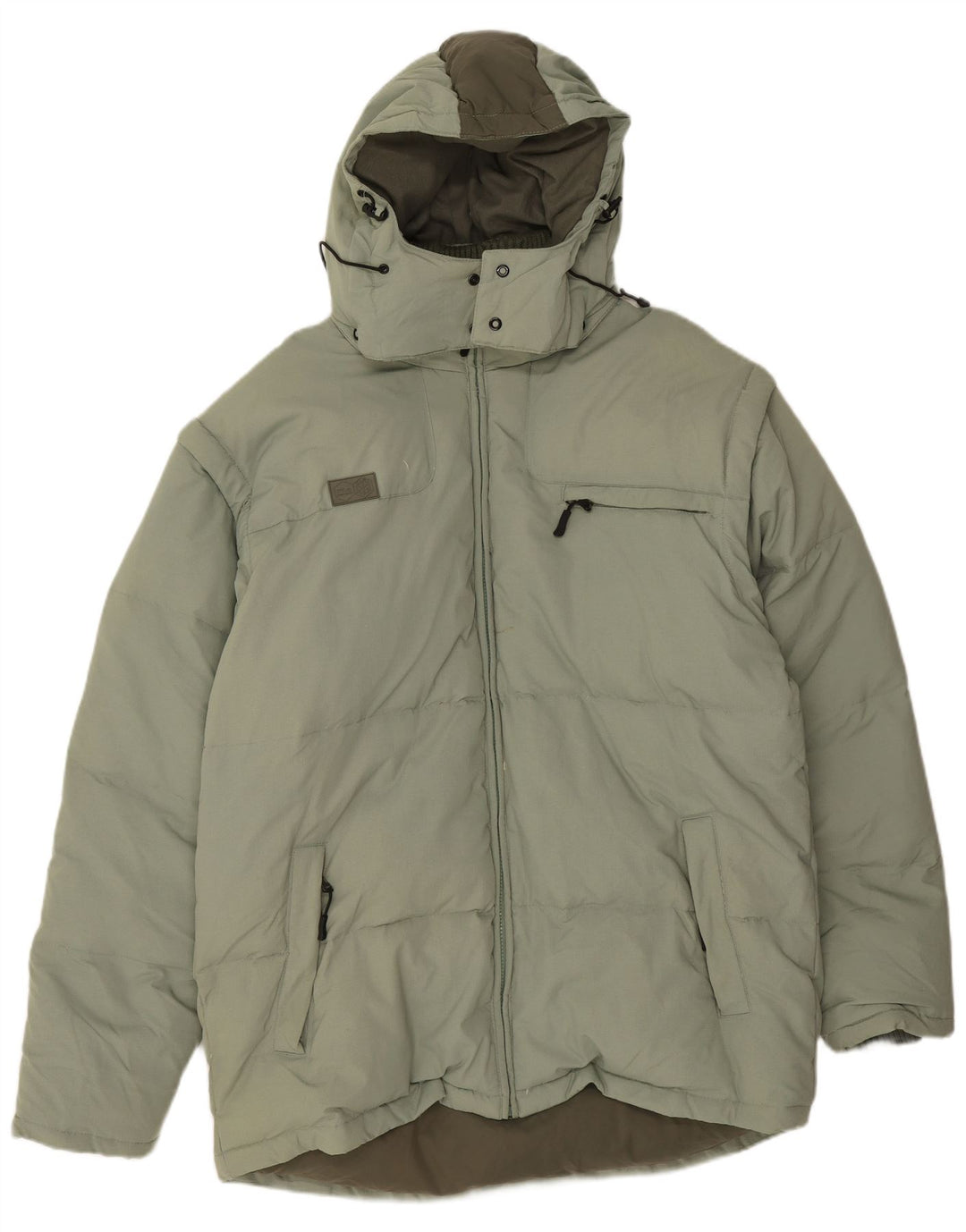 Jachetă căptușită cu glugă Fila pentru bărbați UK 42 XL Poliamidă verde