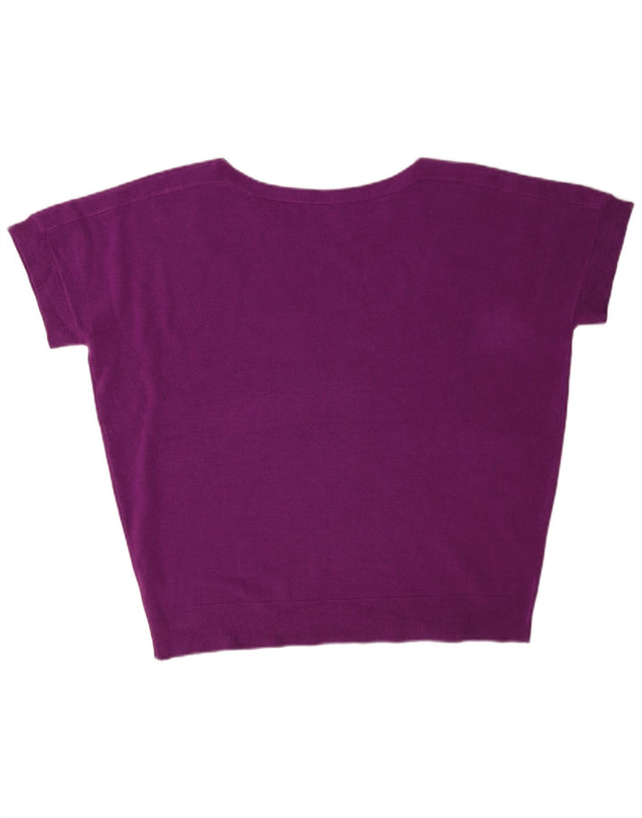 Pulover pentru femei Marks & Spencer cu decolteu rotund UK 18 XL maro