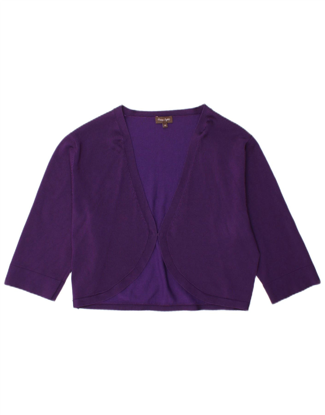 PHASE EIGHT Pulover cardigan Bolero pentru femei UK 16 Viscoză mare violet