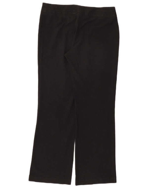 Pantaloni casual pentru femei Marks & Spencer, cu croiala lejeră, UK 16 Large W36 L33 Negru