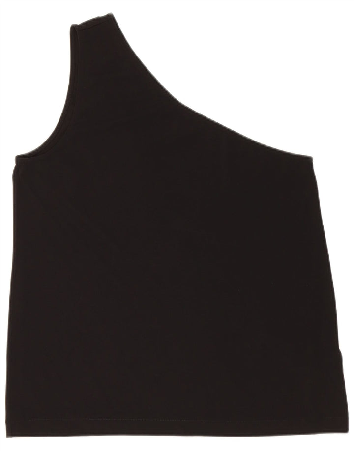 Top cu un umăr pentru femei COS UK 12 Medium Black Viscose