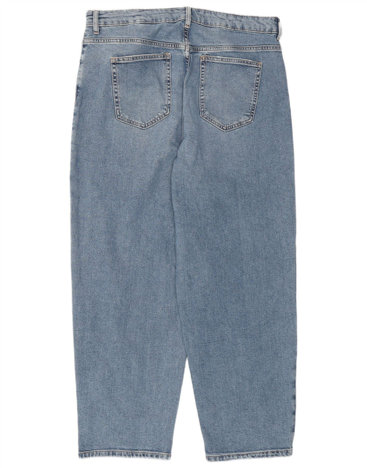 MARKS & SPENCER Blugi cu talie înaltă pentru femei, UK 16 Large W34 L28 Blue