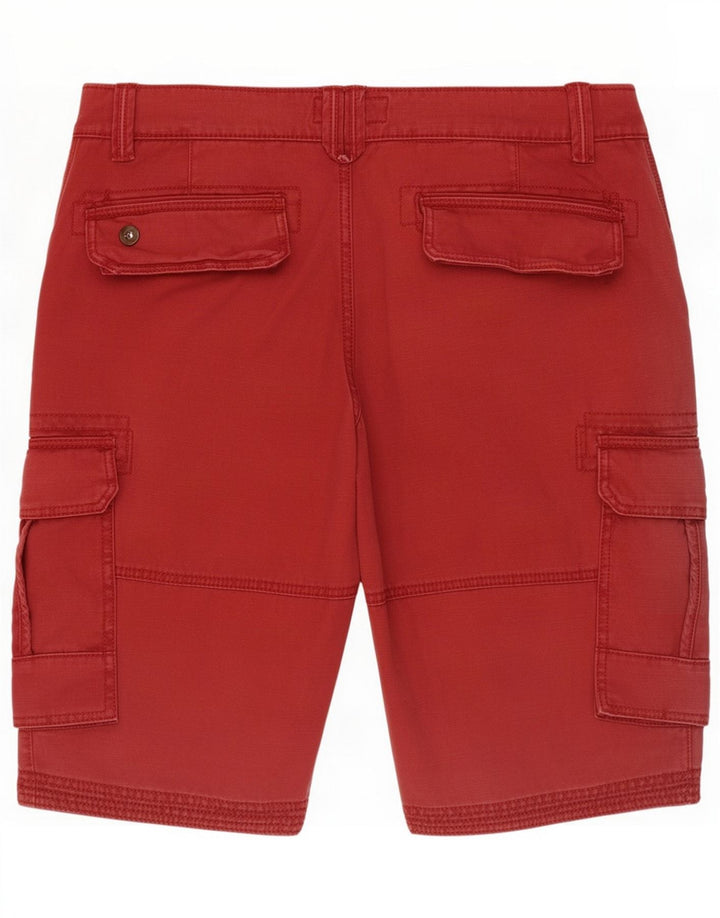 Short cargo pentru bărbați Fat Face Large W36 Red Cotton