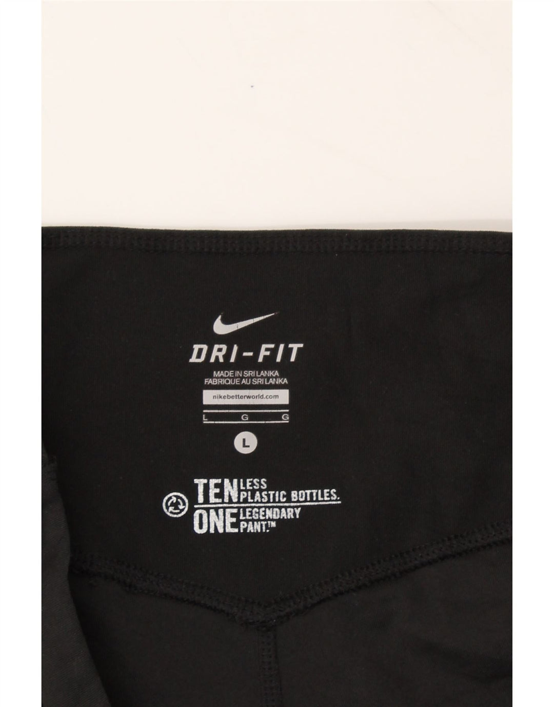 NIKE Womens Dri Fit Bermuda Sport Shorts UK 16 Large Black Polyester Vintage Nike and Second-Hand Nike from Messina Hembry 