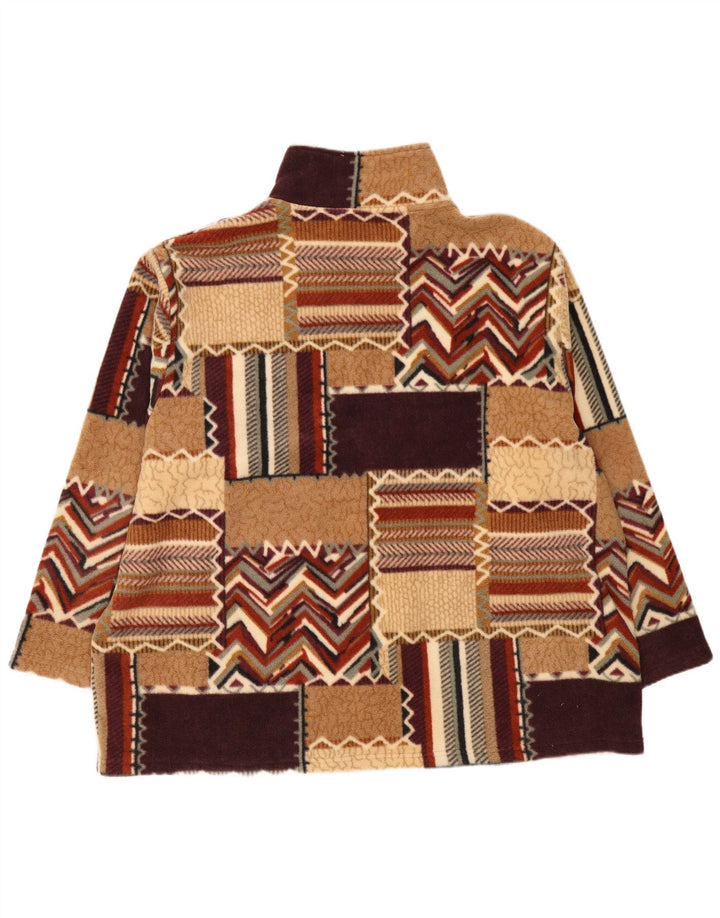 Jachetă vintage pentru bărbați din lână EU 56 3XL poliester mozaic multicolor