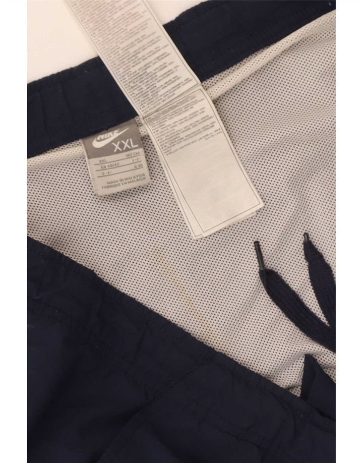 Pantaloni scurți de înot Nike pentru bărbați 2XL, poliester bleumarin