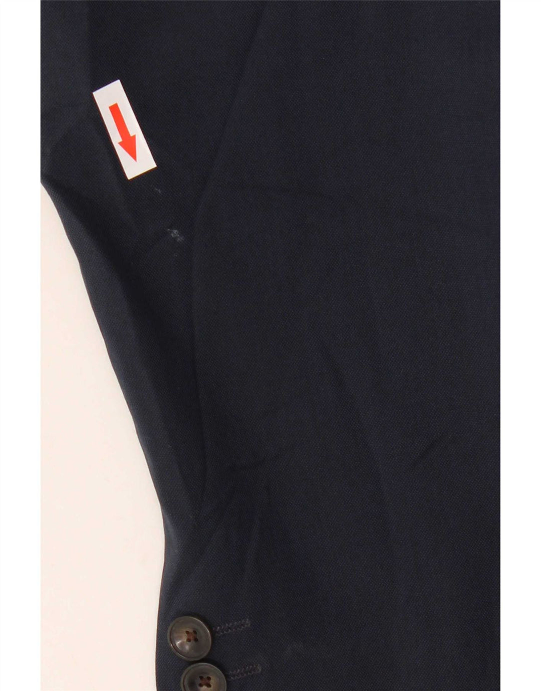 Jachetă pentru bărbați Marks & Spencer, cu 2 nasturi, Marea Britanie 46 3XL, poliester bleumarin