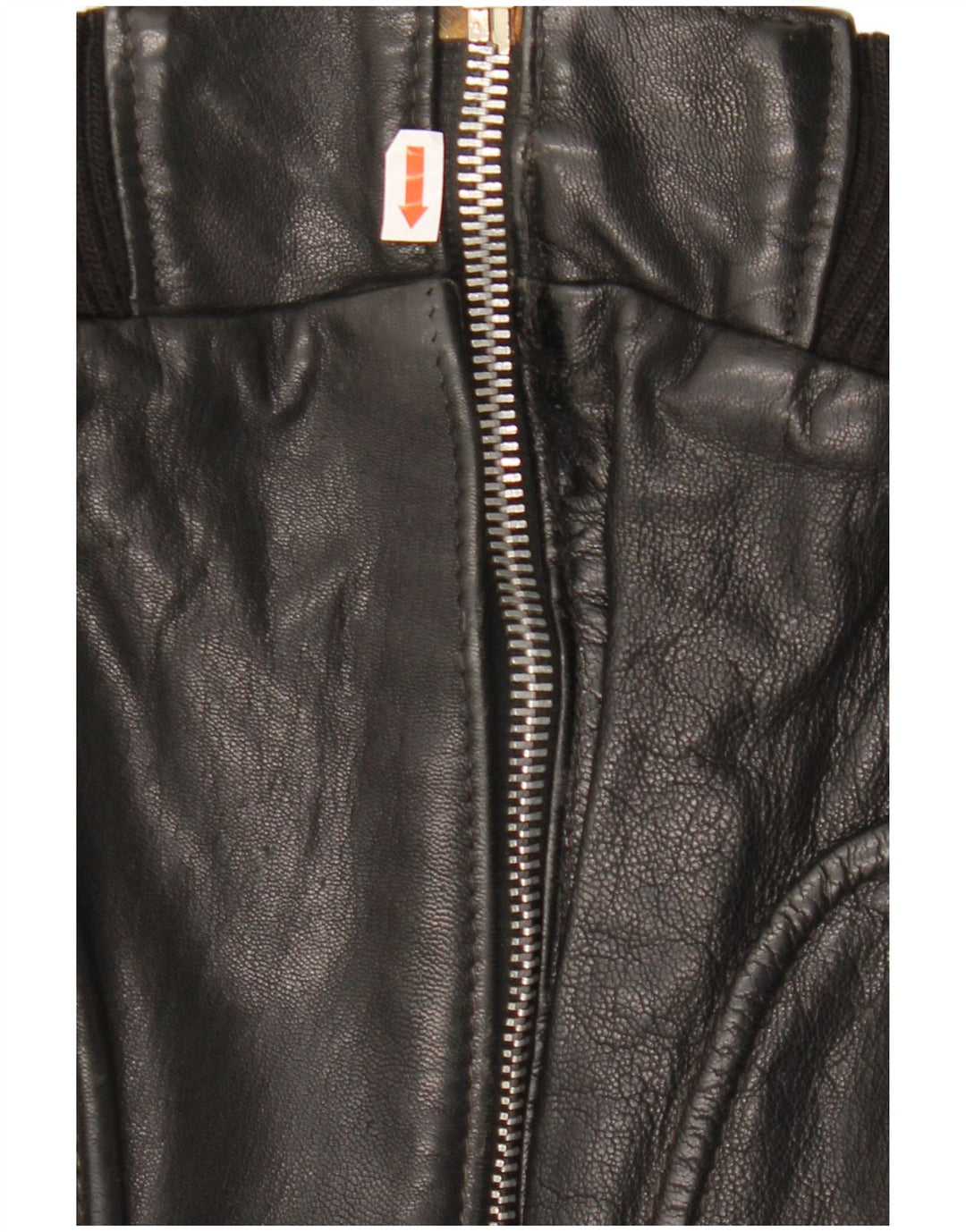 Jachetă de piele pentru bărbați VINTAGE UK 40, mare, neagră