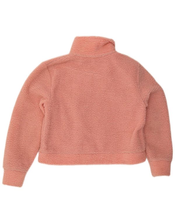 Jachetă Superdry pentru femei Teddy Bear oversized fleece UK 10 Small Pink
