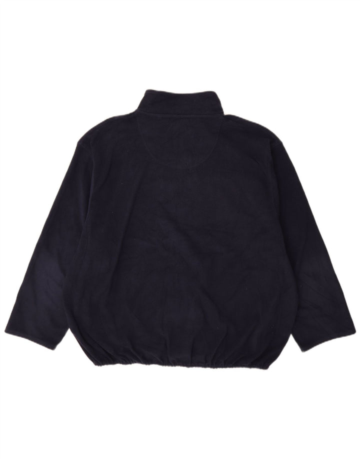 Pulover din lână pentru bărbați Canda, cu fermoar, 3XL, bleumarin