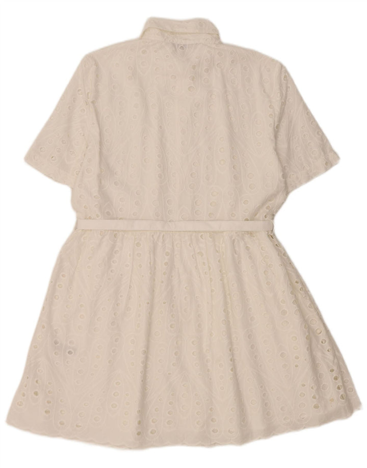 Rochie cămașă pentru femei Zara UK 14 Medium White