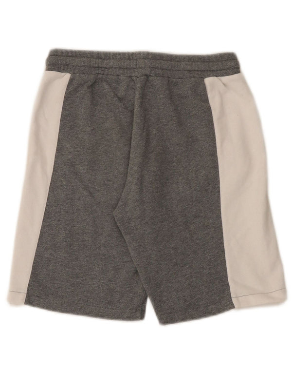 Pantaloni scurți sport grafic Timberland pentru băieți, 9-10 ani, bumbac color bloc, gri