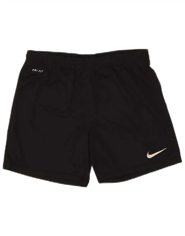 Pantaloni scurți sport Nike Dri Fit pentru bărbați, poliester negru mic