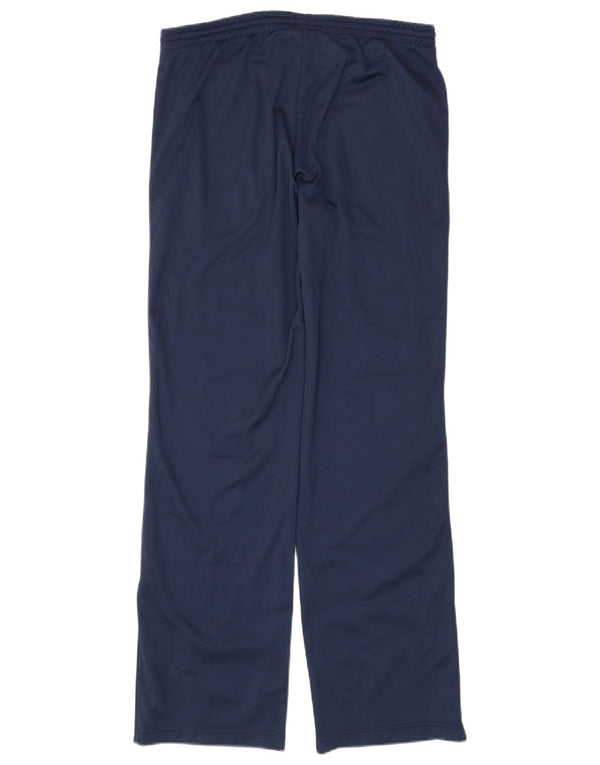 Pantaloni de trening Asics pentru bărbați, poliester mediu bleumarin