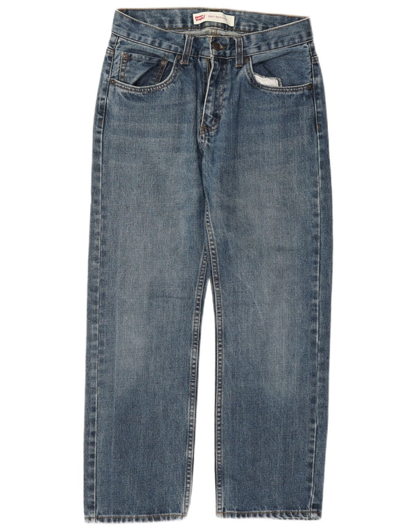 Levi's Boys 505 Straight Jeans 15-16 ani W28 L28 Blue Bumbac