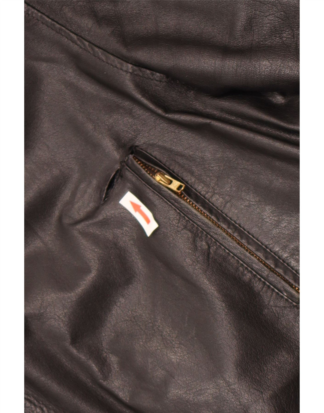 Geacă din piele vintage pentru bărbați IT 52 XL din piele neagră