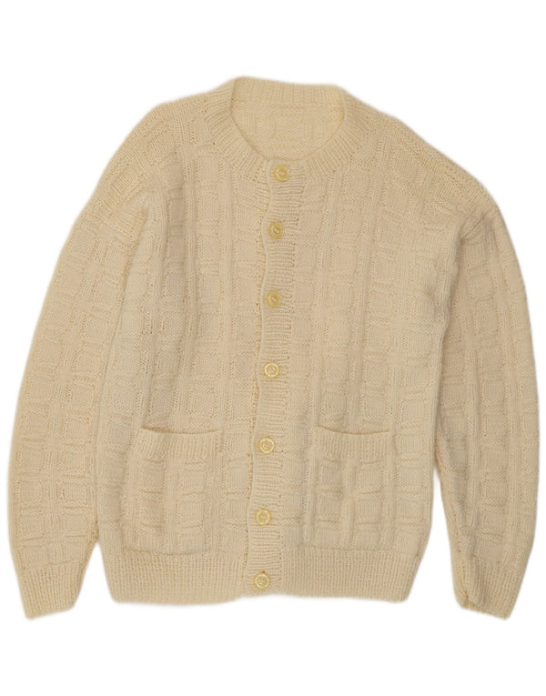 Cardigan Vintage pentru bărbați, mare, bej