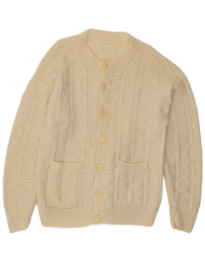 Cardigan Vintage pentru bărbați, mare, bej