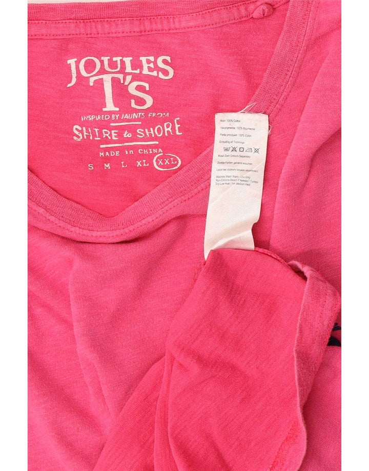 Tricou pentru bărbați Joules Top 2XL bumbac roz