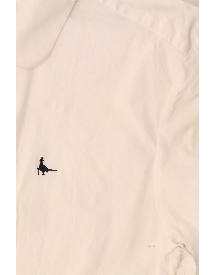 Cămașă Jack Wills pentru bărbați, mare, alb, bumbac