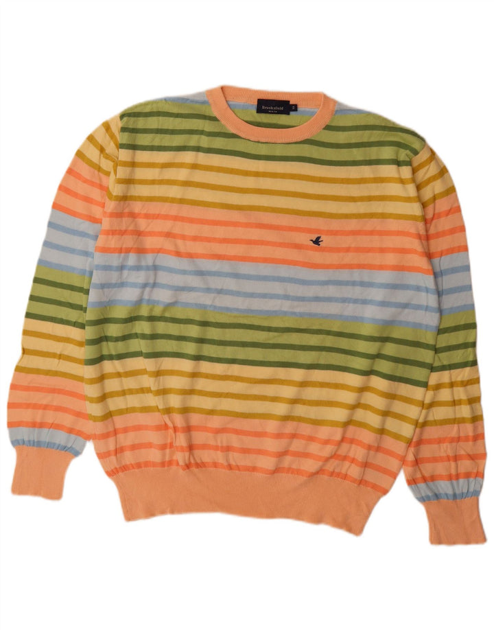 Pulover Brooksfield pentru bărbați, cu gât crew, IT 56 XL, cu dungi multicolore